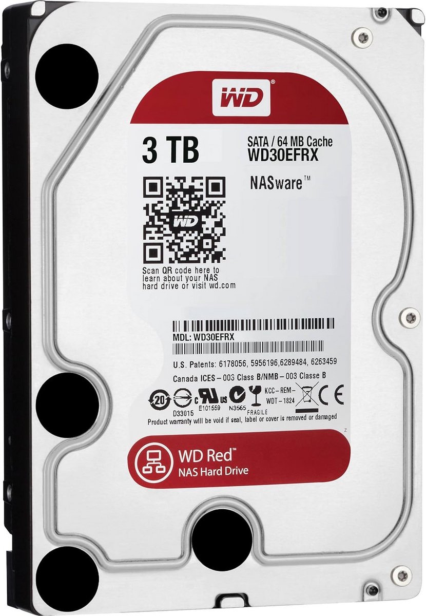 3TB Interne Harde Schijf voor NAS Systemen - Stil en Betrouwbaar