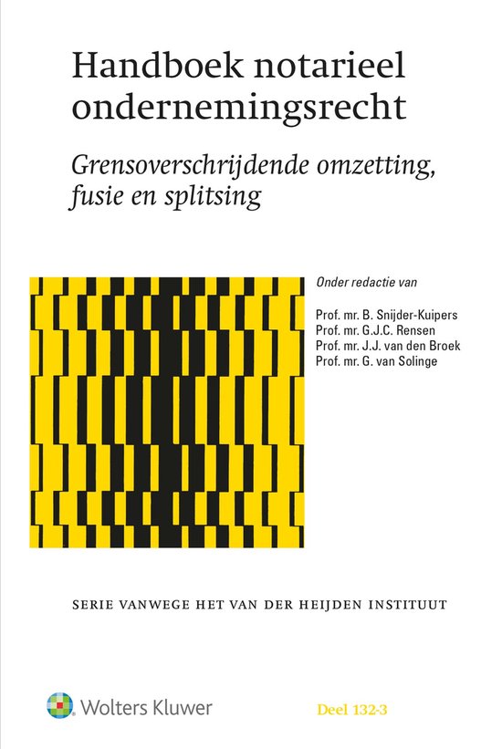 Handboek notarieel ondernemingsrecht - cover