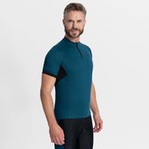 Lo.gas Racefietsshirt voor heren, mouwloos fietsshirt – aangenaam verkoelend licht, tanktop met zakken voor wielrennen en training, V1 olijfgroen, XL