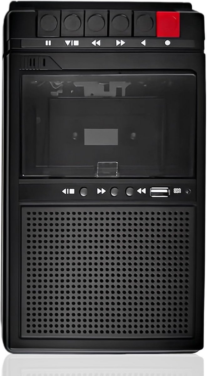 Draagbare Cassettespeler met Bluetooth en Opnamefunctie