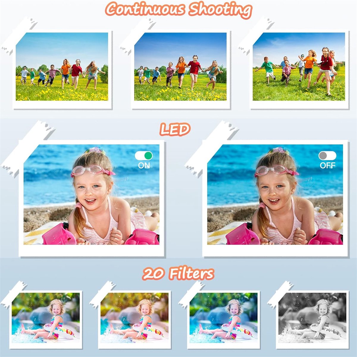 carmdering - Digitale Camera - 2,4 inch LCD-scherm - 4K Ultra HD CCD digitale camera thumbnail 3