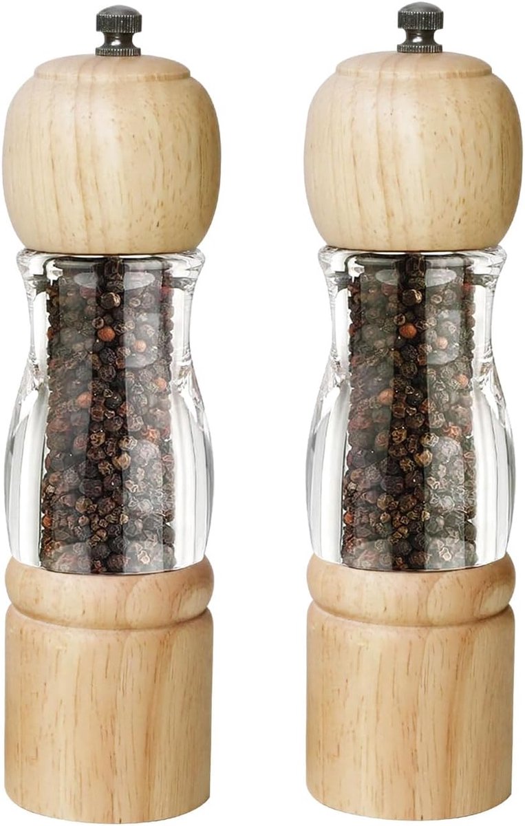 Molens 8 Inch - 2 Pack - Zout en Peper - Keukengerei - Koken