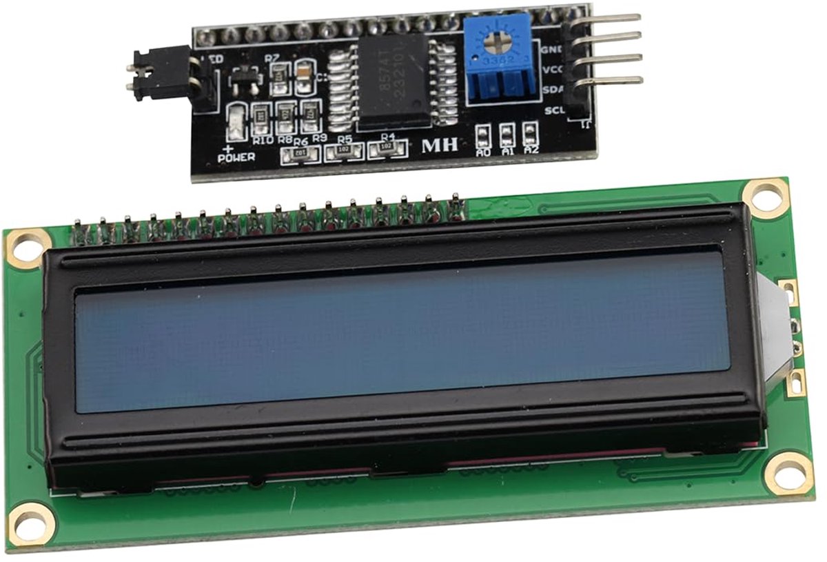 1602 16x2 LCD Display Module - Shielding - Serial Blue Backlight - IIC I2C Driver - Serial Interface - Compatibel met Raspberry Pi