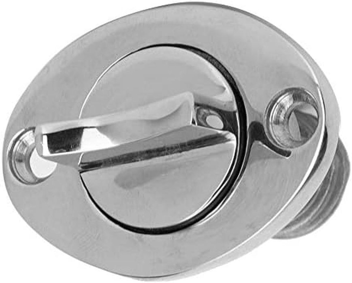 Boot Afvoerplug Ovaal 316 RVS Voor 1 Inch Gat - Universele Bilge Plug