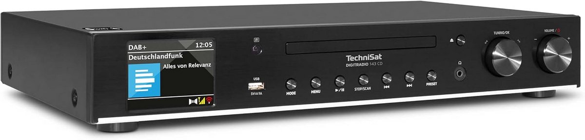 Internet Radio en CD Speler - DAB+, FM, Bluetooth en App Bediening