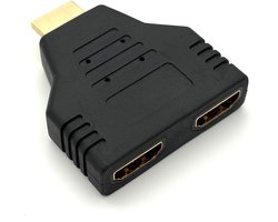 HDMI Splitter 1 naar 2 – HDMI Verdeler – HDMI Adapter 1 In 2 Uit – Full HD 1080p – Voor TV, Monitor en Beamer