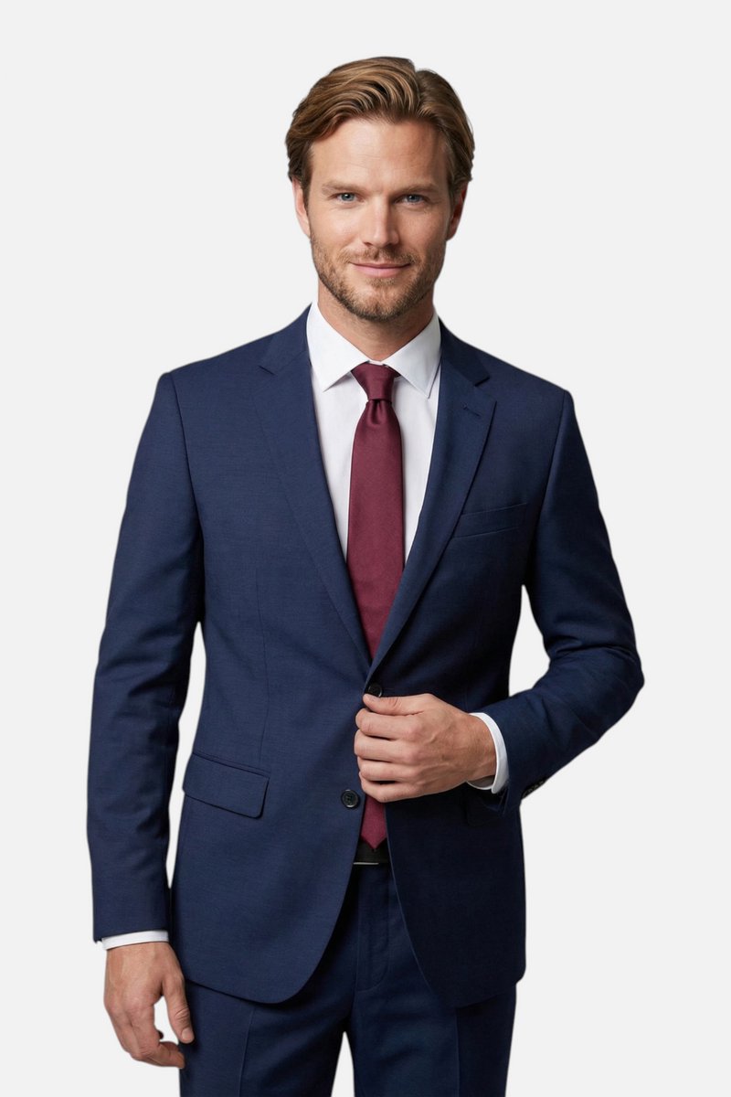 GENTS - Colbert / blazer heren blend - Viscoseblend Wol - Donkerblauw - Maat 60/5XL