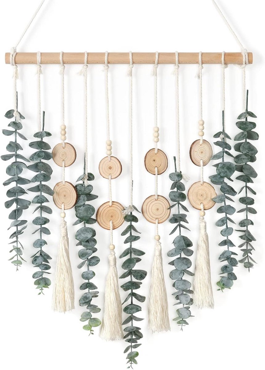 Kunsthangplant Eucalyptus - Decoratieve Kunstplanten voor Binnen en Buiten - Hangende Plan