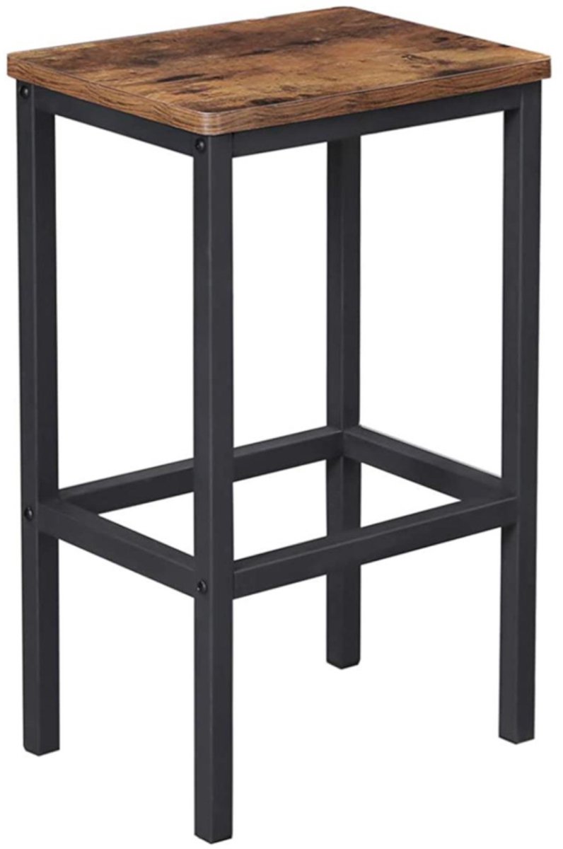 BEGRYF Industrieel - Barkruk - 65 cm Hoog - Vintage Bruin - Met Voetensteun