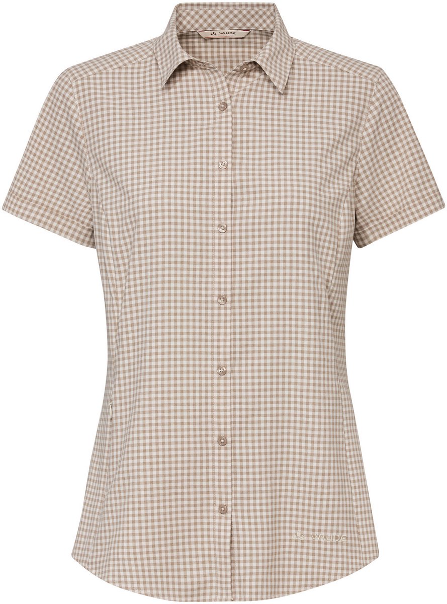 VAUDE Seiland Shirt III Blouse Dames Outdoor Sportshirt BlouseGewone pasvorm Oat