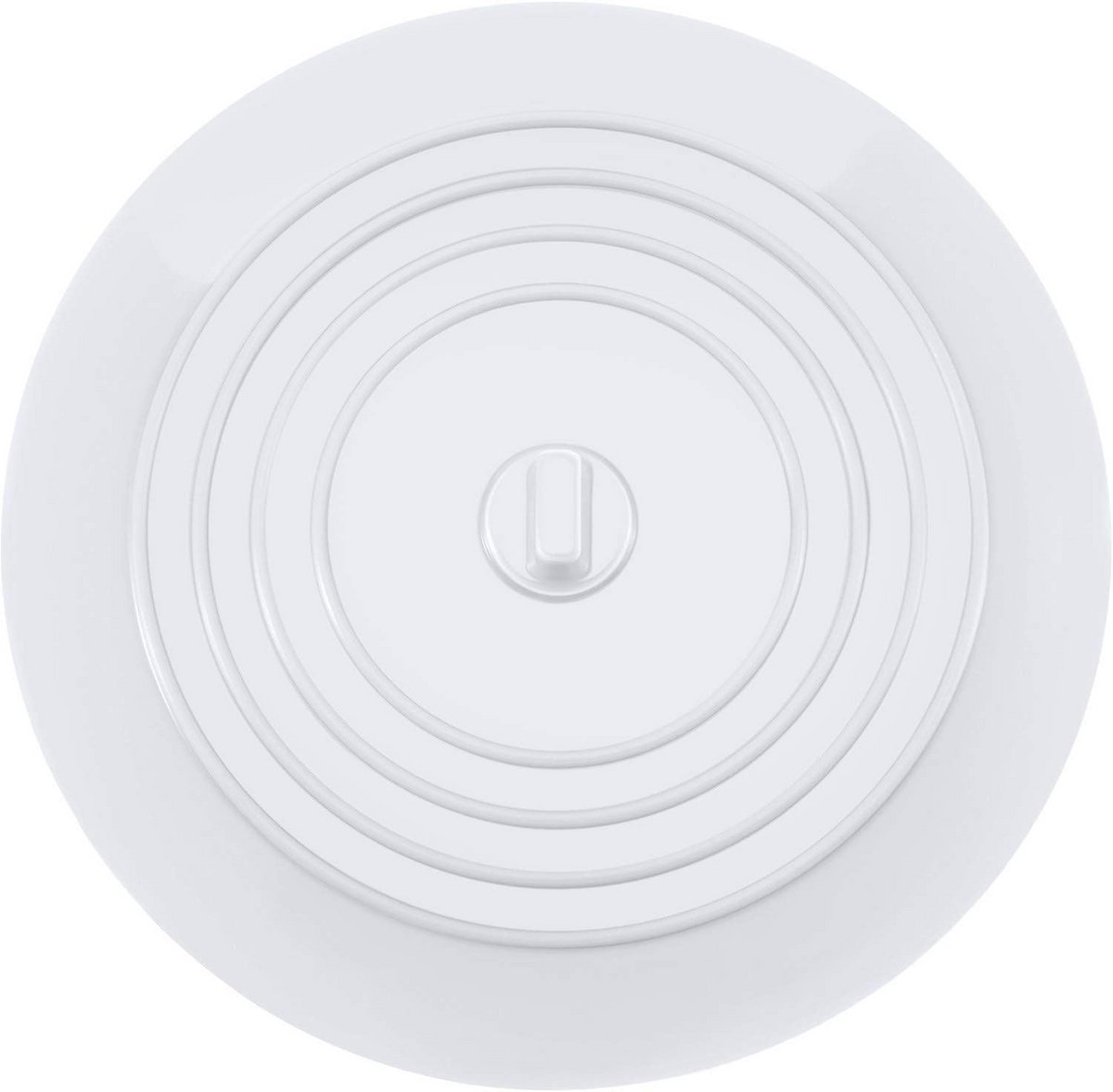 Universele siliconen badkuip- en gootsteenstopper - 15,3 cm diameter voor keuken en badkamer