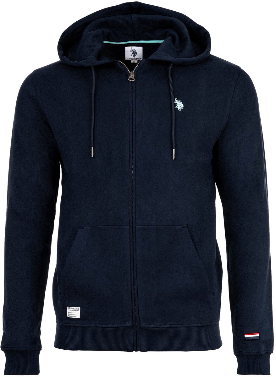 U.S. Polo Assn. Sweat vest Diagonal Fleece Carbon Finish Sweatjacke Set van 1