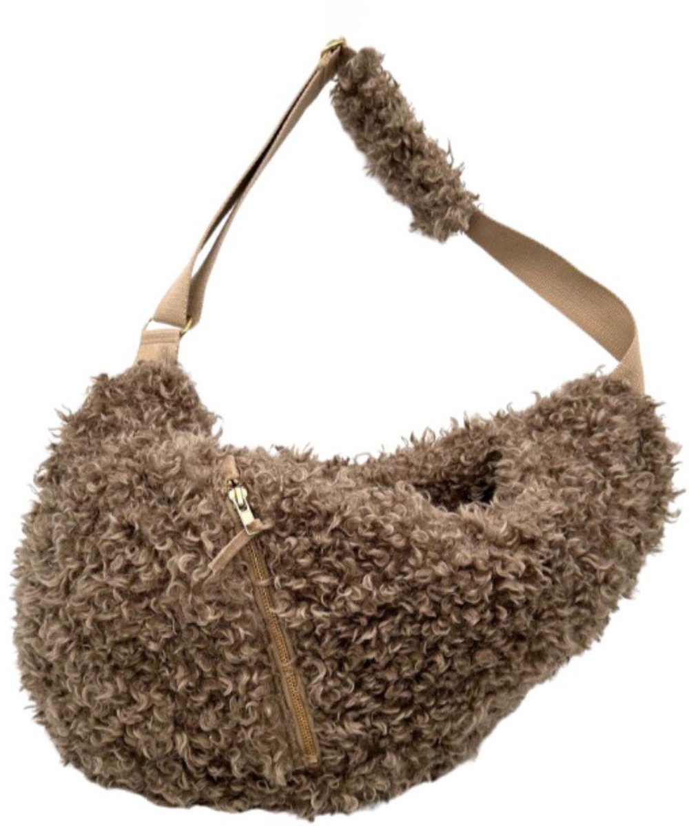 Luxe Draagzak Hond - Doodle Bag Liver - Puppy Draagzak - Honden Draagzak - Ergonomische Hondentas - Handgemaakt - Draagtas Hond - Honden Draagtas - Honden Draagzak - Maat M = tot 7,5 kg M