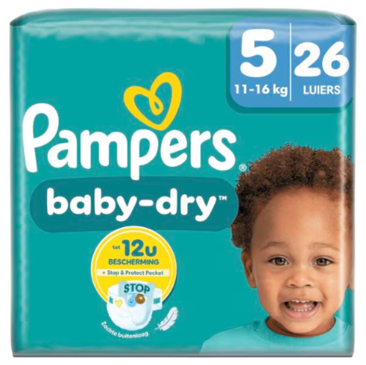 Pampers Baby Dry Luiers Maat 5 (11-16 kg) 26 stuks