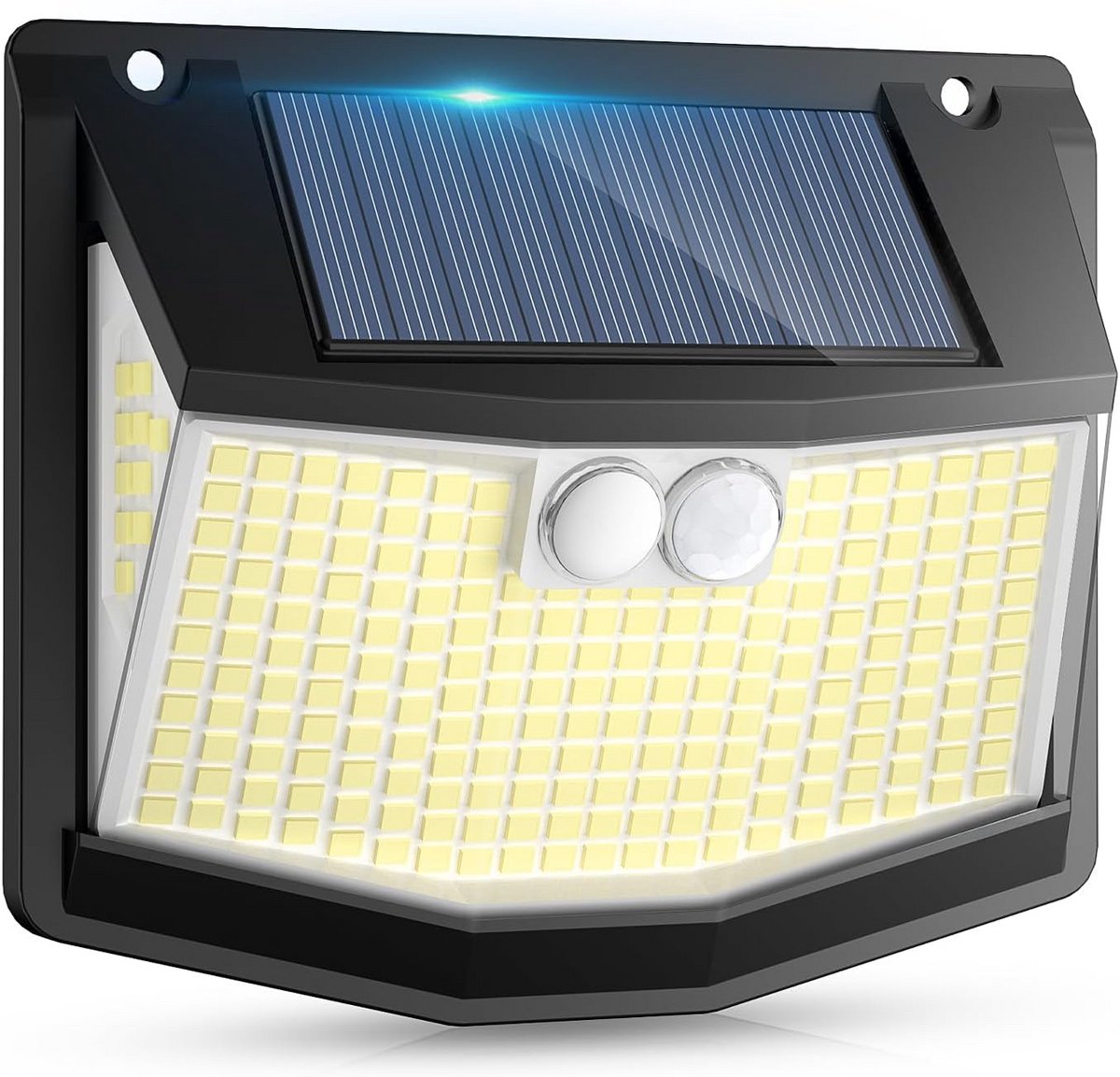 Zonne-energie Buitenlamp met Bewegingsmelder - 248 LEDs, Waterdicht, 3 Modi