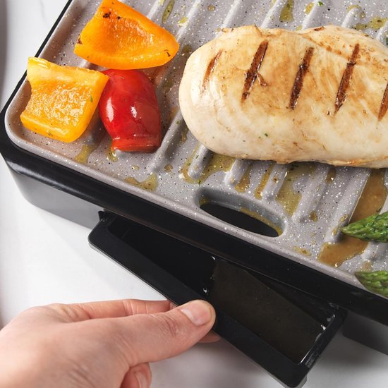 Core® Contactgrill Met Uitneembare Platen - Contactgrill - Multi Grill - Zwart - 27cm x 9cm x 23cm — afbeelding 2
