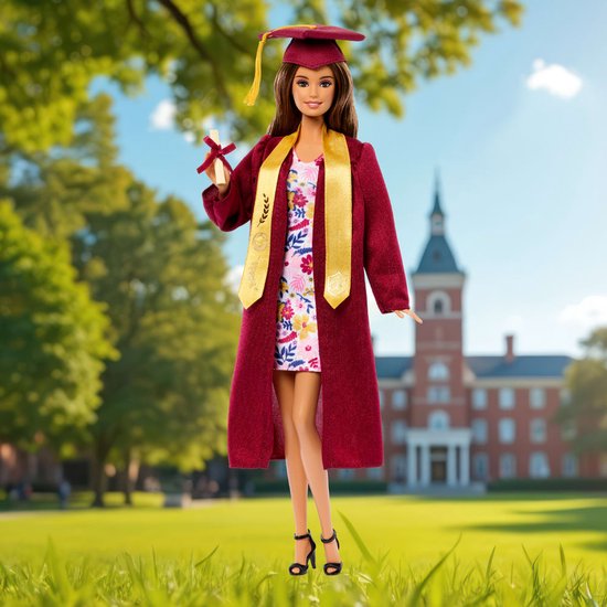 Barbie Signature Graduation Wishes Pop Veelkleurig Kinderen — afbeelding 5