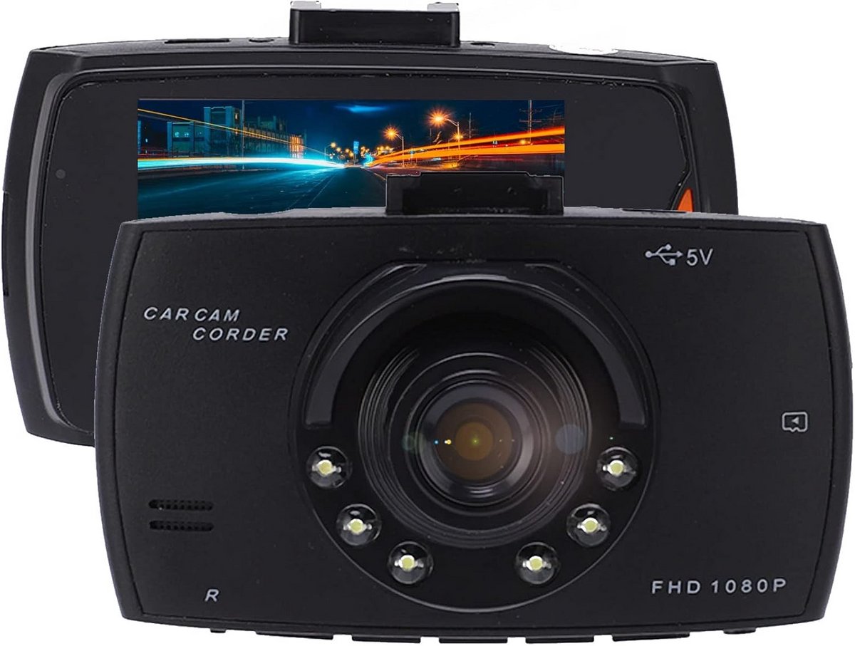 Full HD 1080P Dashcam met 170 Graden Groothoek en Nachtzicht