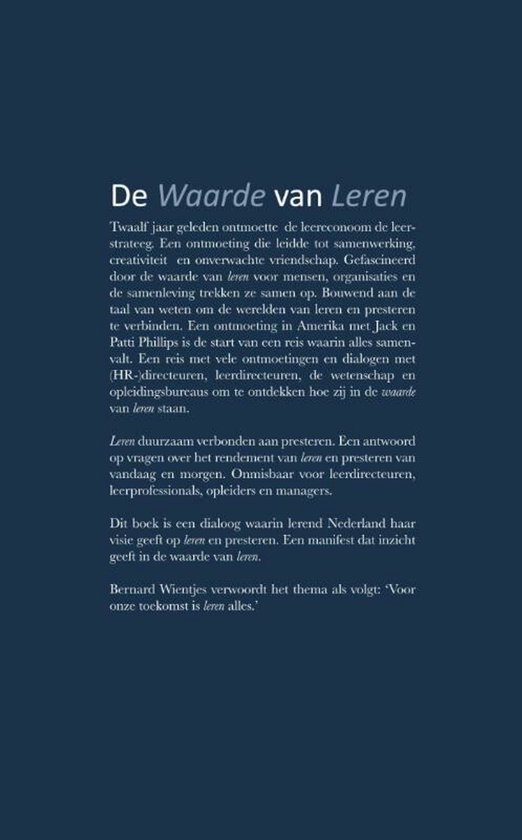 De waarde van leren