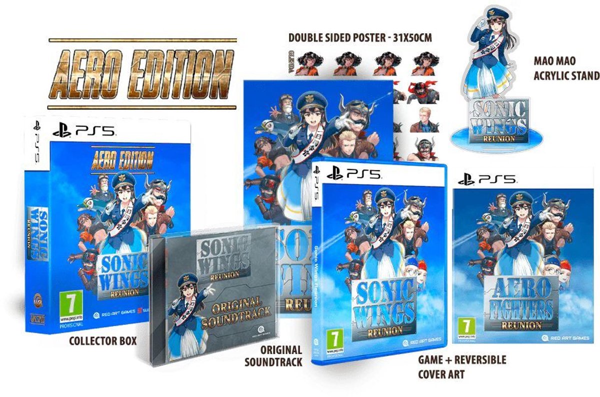 Red Art Games Sonic Wings Reunion - Collector's Edition Verzamel PlayStation 5