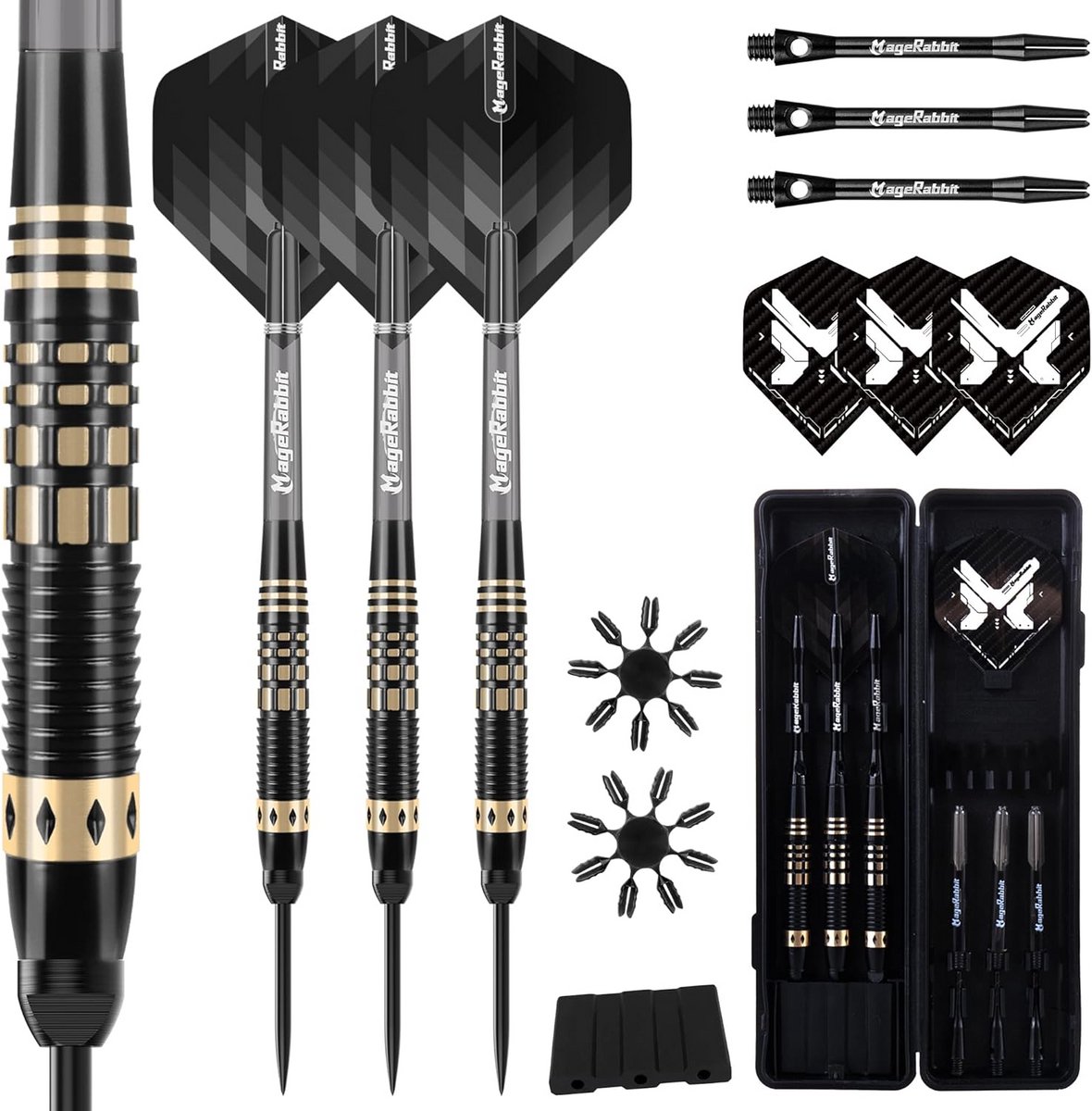 Complete Dartset met Wisselbare Punten en Opberghoes