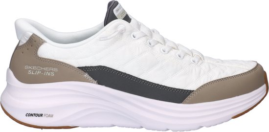 Skechers Slip-Ins Contour Foam Cozy Fit Mocassins - Hommes - Wit - Taille:39