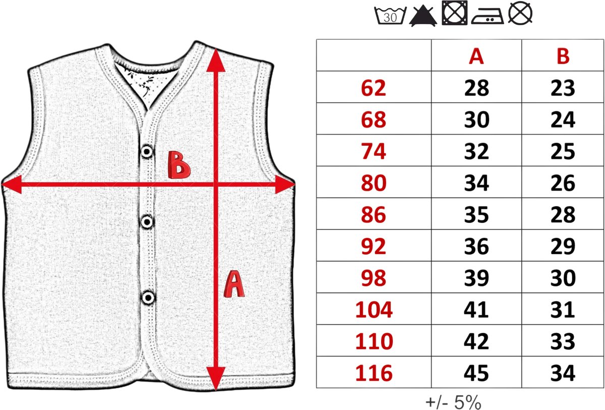 Dartomik - Dubbel-laagse Katoenen Vest - Maat 116 - Witte Kleur - Voor Meisjes