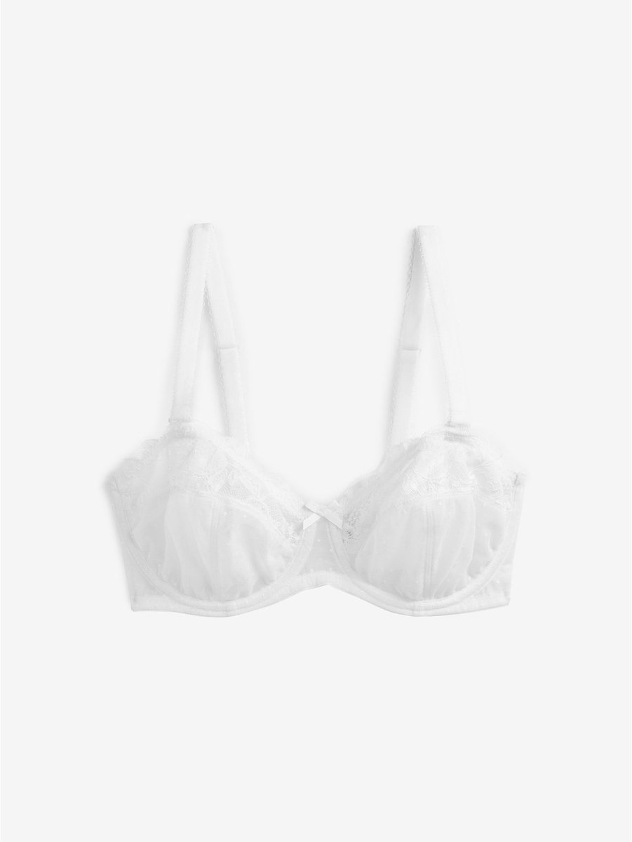 Next - Dames - Strapless beha zonder vulling in cup DD+ - Wit