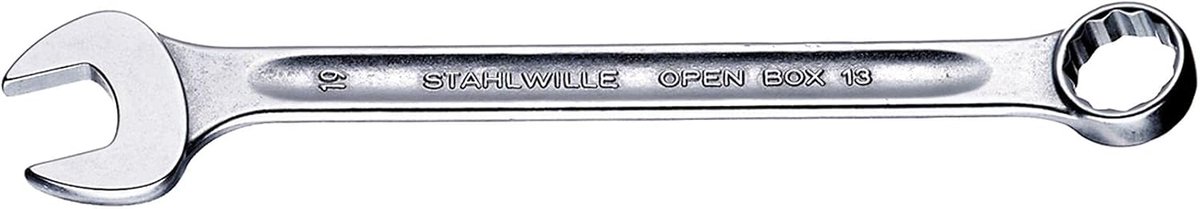 Ringsteeksleutel - Combinatiesleutel Open - Monteren en demonteren - Gelegeerd staal constructie - 15/16 inch - Zilver