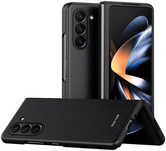 Hoesje Hard Back Cover Geschikt voor Samsung Galaxy Z Fold 5 Zwart