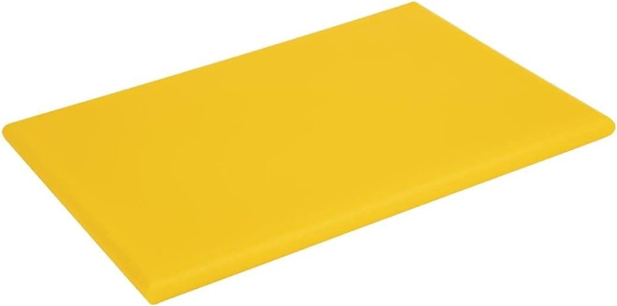 Snijplank Keuken - Hakplank Dik - Voedselbereiding - Vaatwasmachinebestendig - 25x45x30cm - Geel