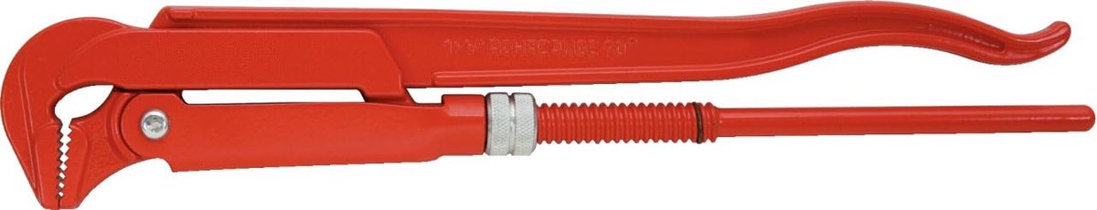 Hoekpijptang - Gebogen tang - Pijpenklemmen - 90 graden gebogen - 2 inch - rood