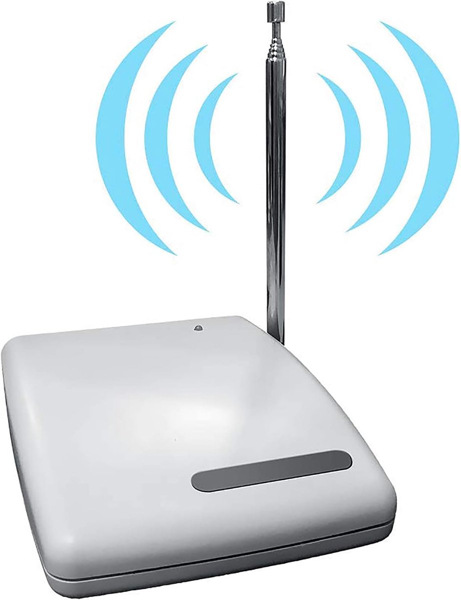 Signaal Versterker - Draadloze Repeater - Alarm Uitbreiding - Bereik Tot 1000M - DC12V - Rood