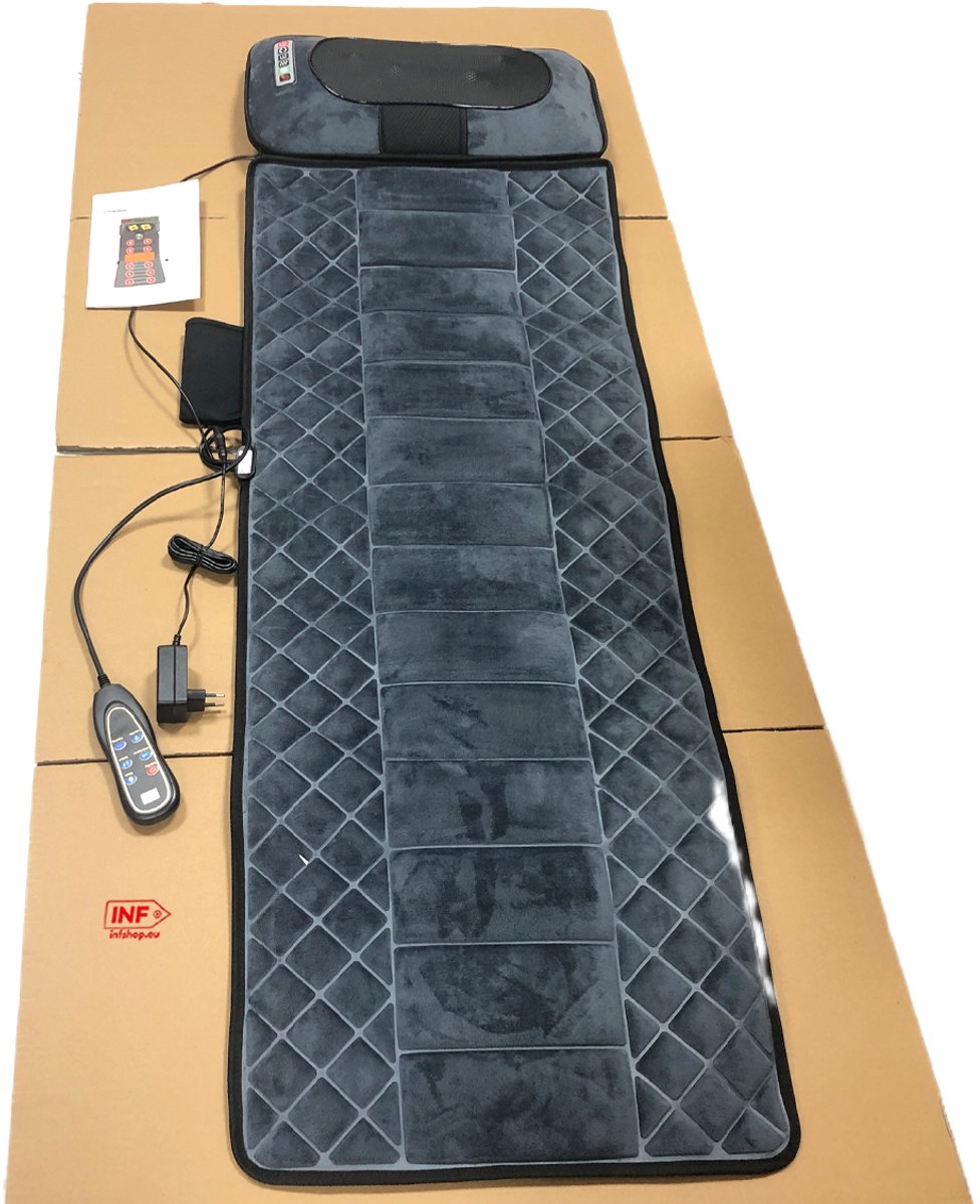 Inf Luxe Shiatsu massagemat met warmte thumbnail 2