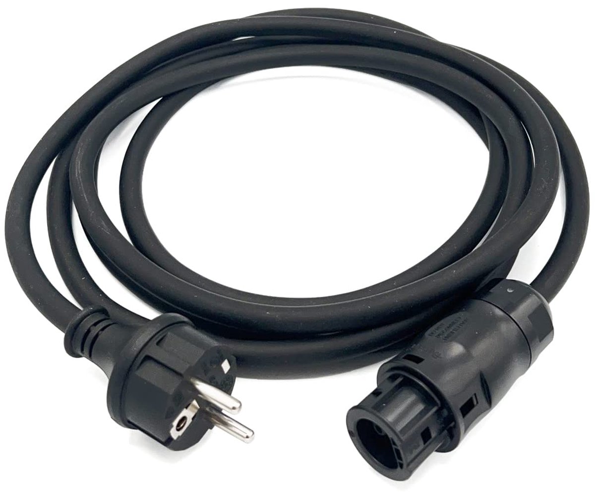 Stroomkabel Micro-omvormer - AC Kabel - Zonne-energie Aansluiting - Betteri Connector - 10 Meter - Zwart