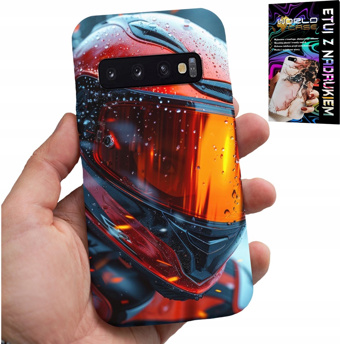 HOESJE VOOR SAMSUNG GALAXY S10 PLUS - MOTOR, MOTORFIETSVENTILATOR MOTORHELM