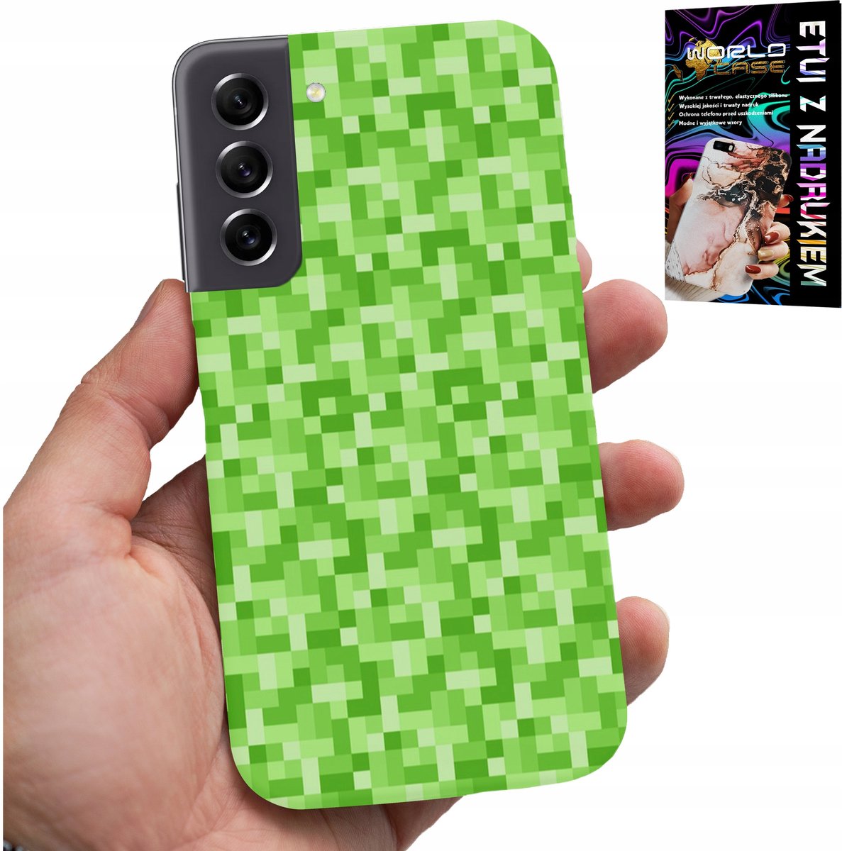 HOESJE VOOR SAMSUNG GALAXY S22 - SPELPATRONEN UIT DE GAME PIXEL PIXELS ACHTERKANT