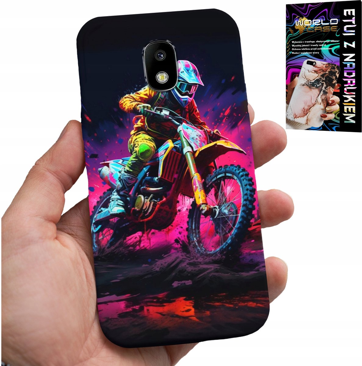 HOESJE VOOR SAMSUNG GALAXY J5 2017 - MOTORFIETS, MOTOCROSS EXTREME RACING