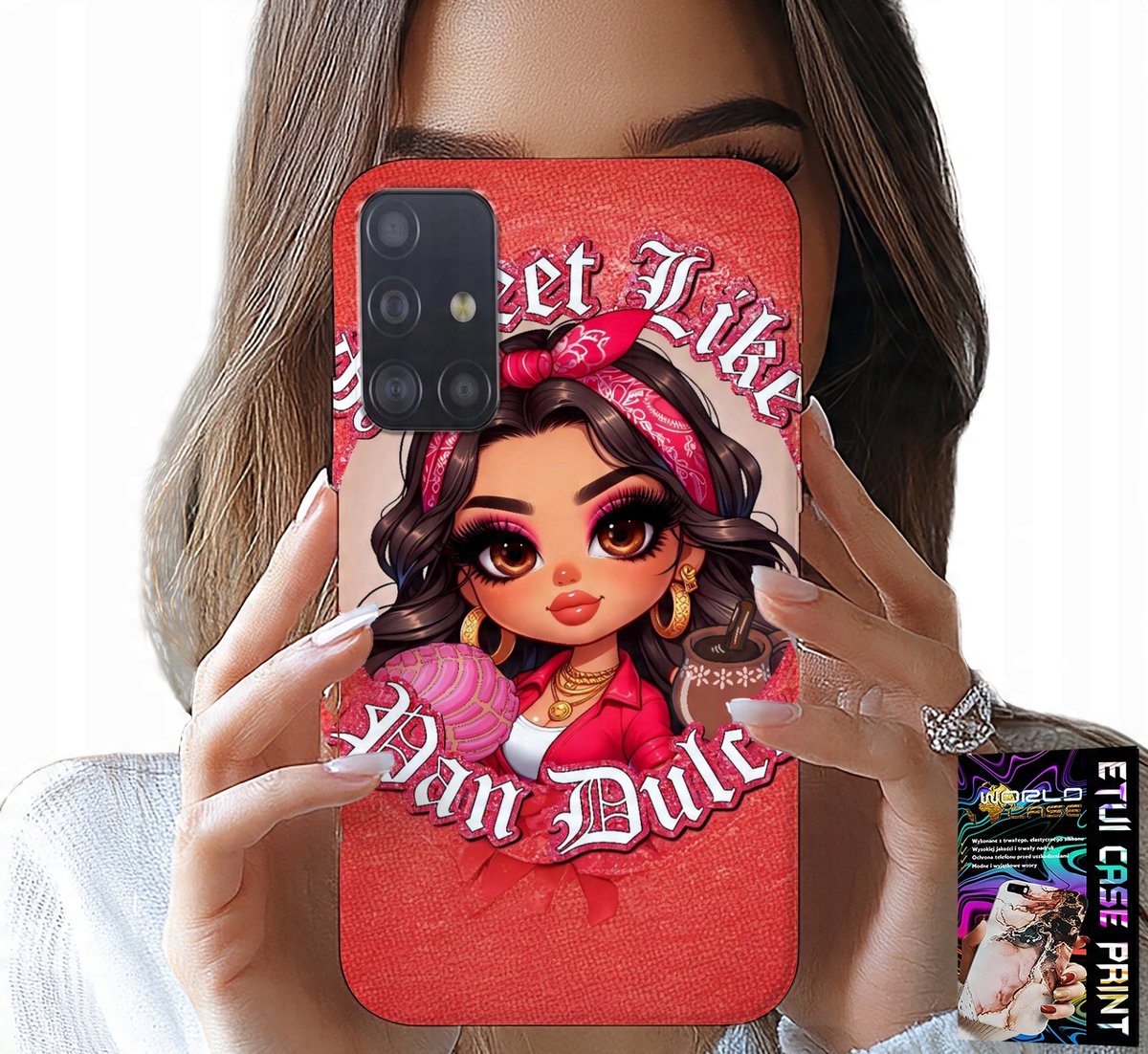 SAMSUNG GALAXY A71 HOESJE - ZOET ALS MODIEUZE POPPEN VOOR MEISJES