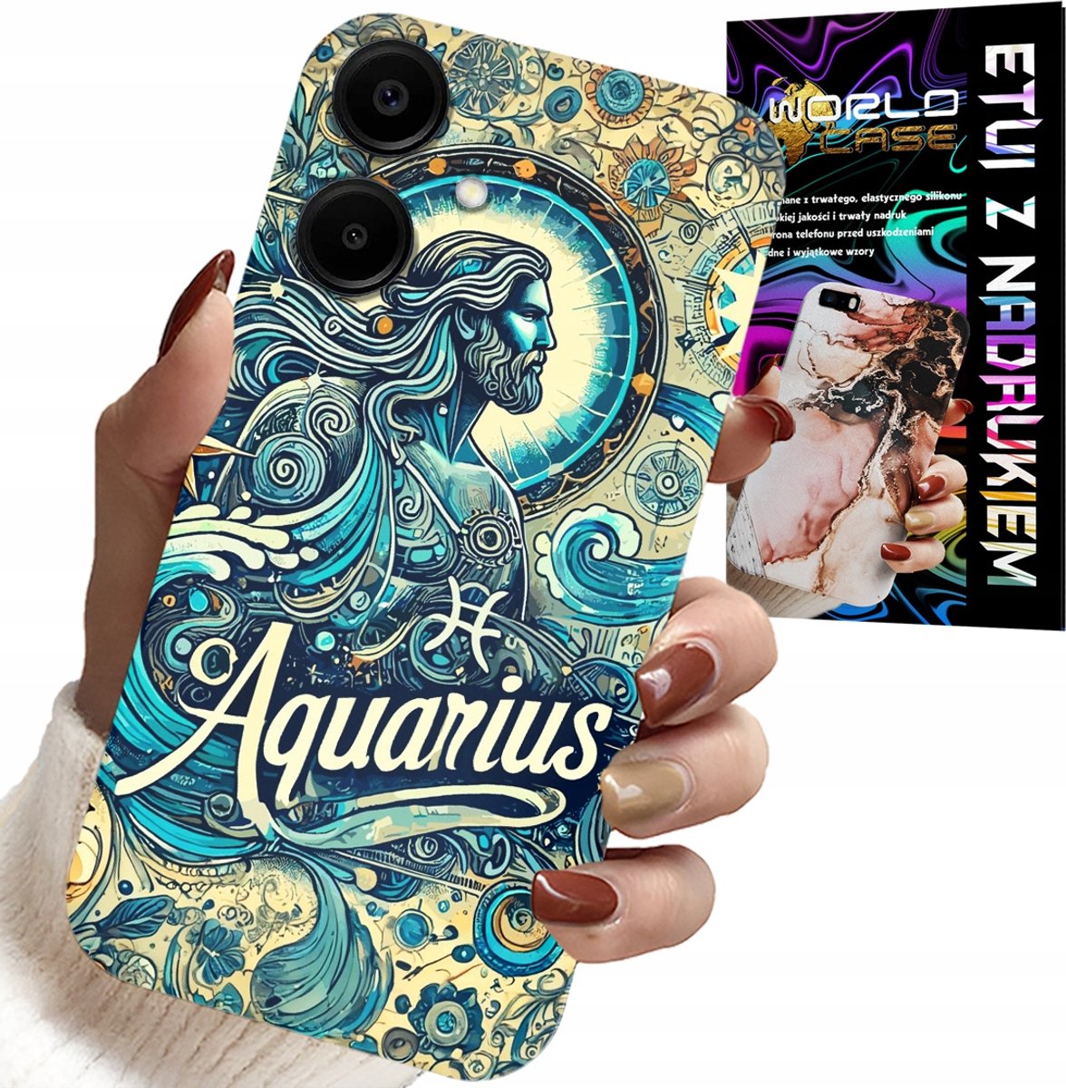 HOESJE VOOR SAMSUNG GALAXY A06 5G - STERRENBEELD, WATERMAN, ASTRONOMIE ACHTERKANT