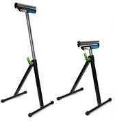 TRUTZHOLM - Rolbok - Set van 2 - 90 kg - In hoogte verstelbaar 67-109 cm - Inklapbaar - Snelsluiting - Werkplaats - Staal