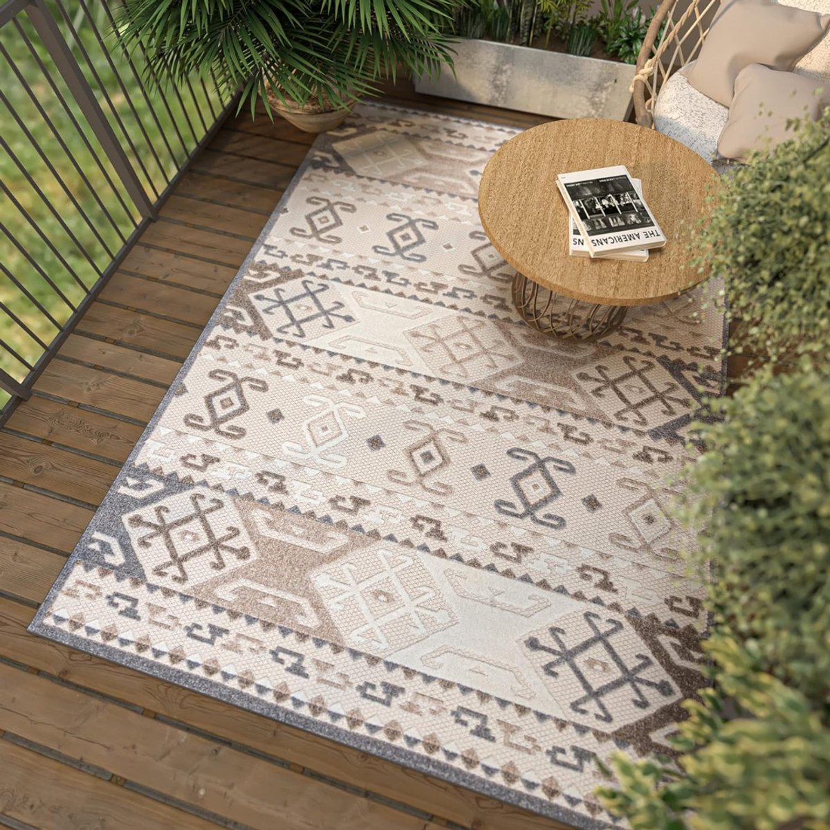 CLVP® Buitentapijt - Modern & Weerbestendig - UV-Bestendig -Beige