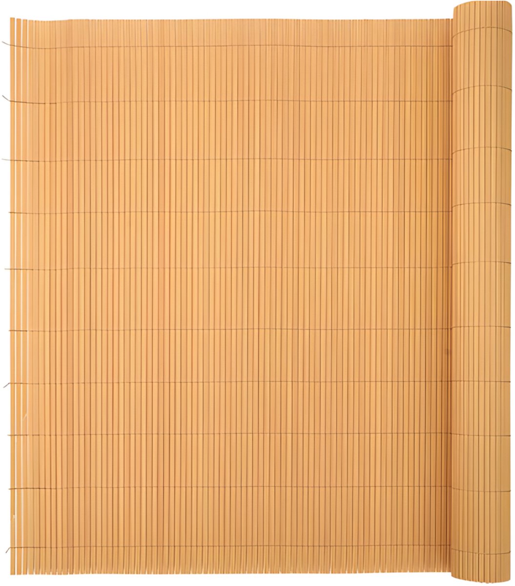 Iber Garden tuin schutting / scheidingswand - Bamboe - 100 x 300 cm - naturel - gevlochten