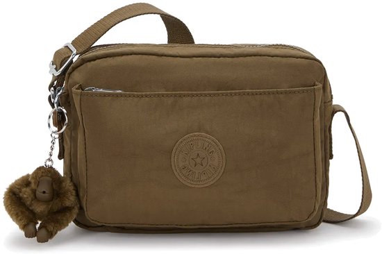 Kipling ABANU M Dames Tas - Smooth Khaki