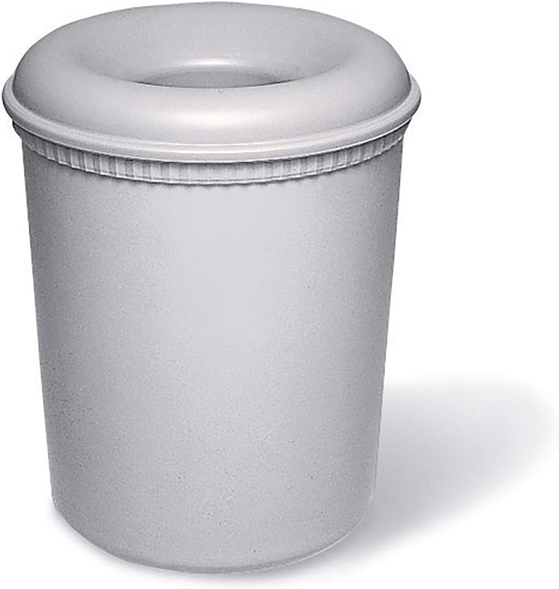 Vuurvaste Prullenbak - Afvalbak - Keuken Gebruik - Robuust Polypropyleen - 15 Liter - Graniet