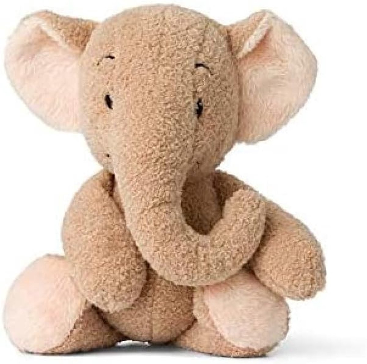 Pluche Olifant - Knuffel Dier - Kinderkamer Decoratie - Geknisper in Oren - 22 cm - Beige
