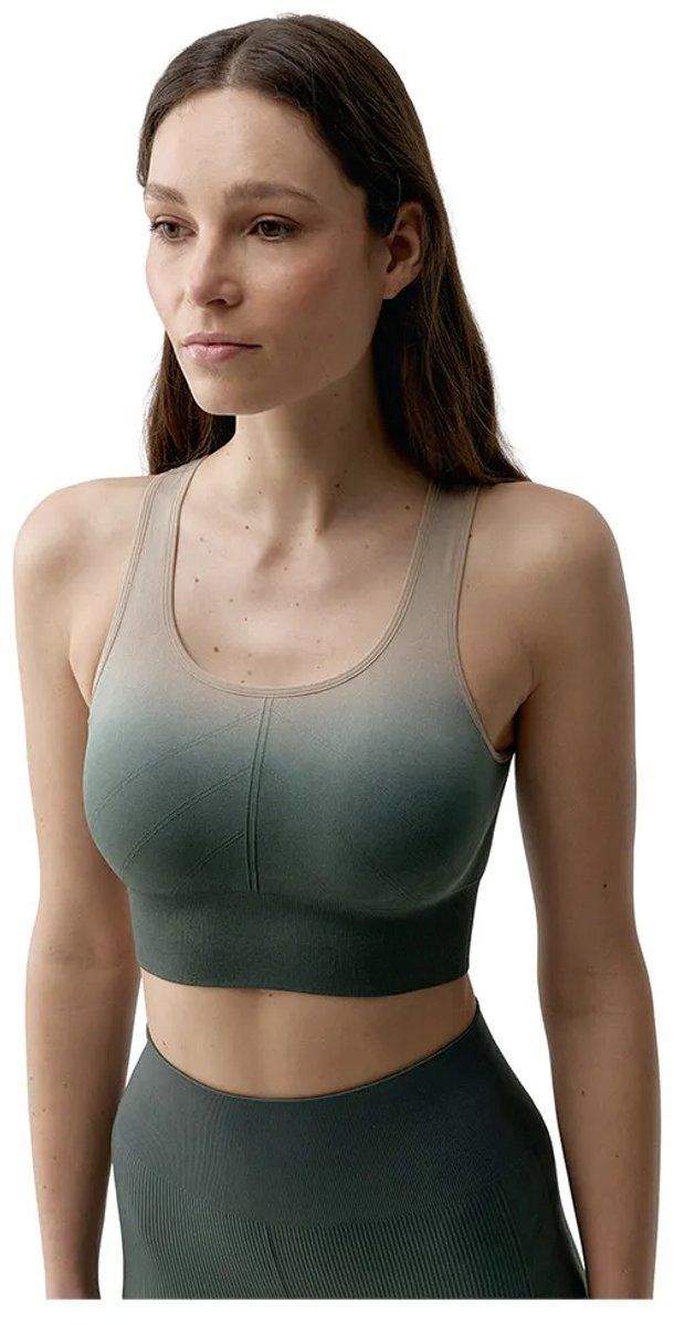 Born Living Yoga Dione Seamless Sport-top Grijs S Vrouw