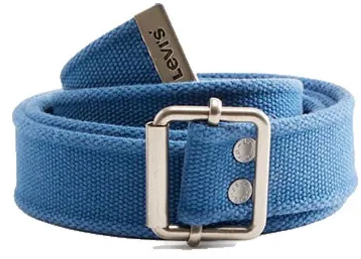 Levis Accessories Washed Down Riem Blauw 80 cm Man