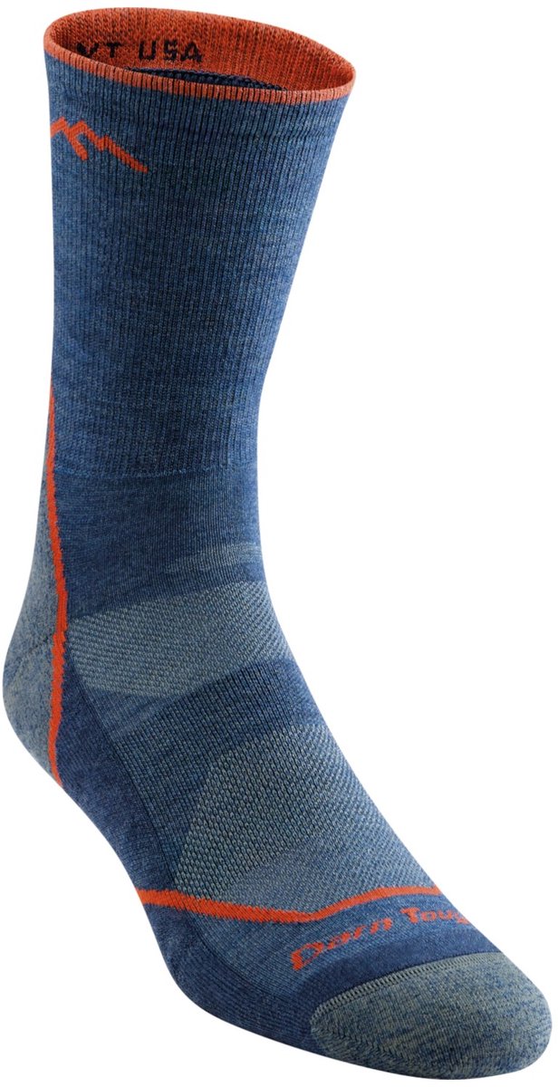 Light Hiker Micro Crew Lightweight with Cushion Hikingsokken en wandelsokken van merinowol Blauw