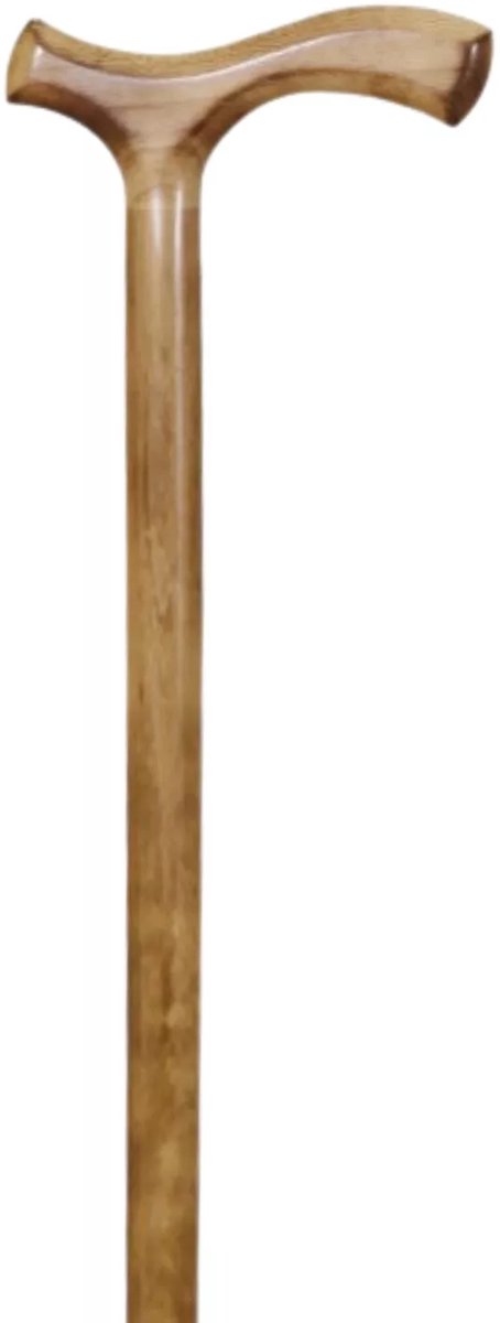 Garcia 1880 Houten wandelstok – Bruin – Beukenhout – Lengte 94 cm – Derby handvat – Wandelstokken – Voor heren en dames – Wandelstok hout